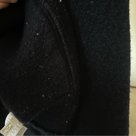 J. Crew Italian 100% Boiled Wool Navy Double Breasted Peacoat Jacket - Picture 5 of 9